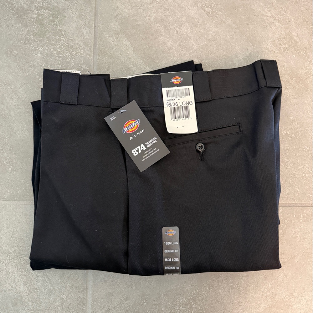 Dickies Women's Black 874 Work Pants